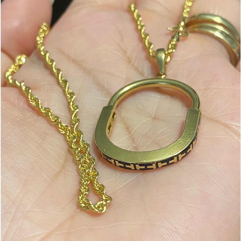 Real 8k Saudi Gold Necklace - image 2